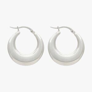 (LIKE NEW!!!) LILI CLASPE | "BECCA HOOPS" IN SILVER